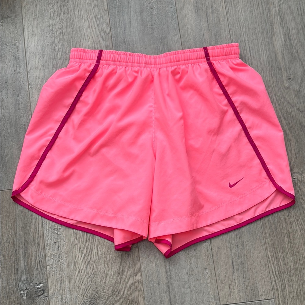 Nike Pink Athletic Shorts Lightweight Moisture-Wicking